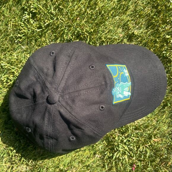 Disney Star Wars Mandalorian Grugu Baby Yoda Black Adjustable SnapBack Dad Hat - Picture 5 of 8